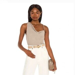 Lovers and Friends Cindi Tank Top in Warm Grey Size M